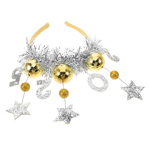 ANDRESLAD Silvester Party Haarreif mit Design Leichter Stirnband Tiara für Festliche Neujahrsfeier und Foto Requisiten Langlebig und Komfortabel für Damen und Herren von ANDRESLAD