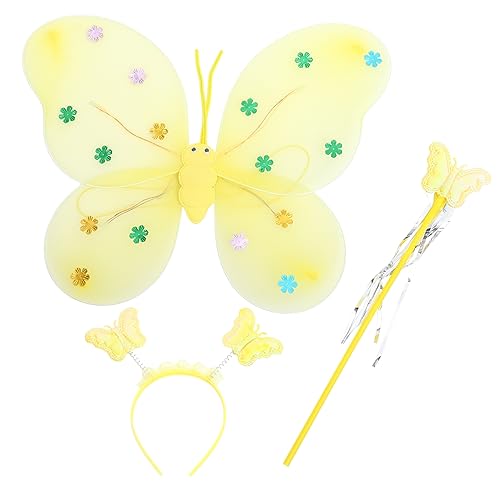 ANDRESLAD Elegantes Und Bezauberndes Schmetterlings-feenflügel-kostümset Mit Stirnband Für Cosplay-geburtstagsfeiern Und Verkleidungen von ANDRESLAD
