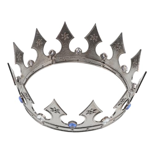 ANDRESLAD Tiara Königin Krone Königliche Krone Königskostüme Partykronen verzierte Monarch Krone Mittelalterliche Kostüme Geburtstagskrone Metall Schwarz ANDRESLAD Tiara Königin Krone Königliche Krone Königskostüme Partykronen verzierte Monarch Krone Mittelalterliche Kostüme Geburtstagskrone Metall Schwarz von ANDRESLAD