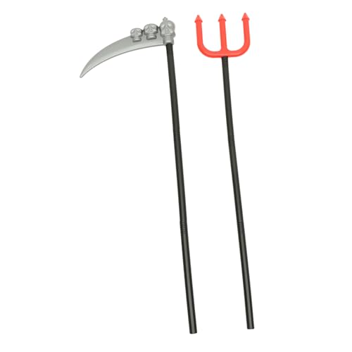 ANDRESLAD 2 Stücke Teufel Für Halloween Halloween Prop Jungen Und Mädchen Kleid up Spielzeug Halloween Dekorative Cane Cosplay Zubehör ANDRESLAD 2 Stücke Teufel Für Halloween Halloween Prop Jungen Und Mädchen Kleid up Spielzeug Halloween Dekorative Cane Cosplay Zubehör von ANDRESLAD
