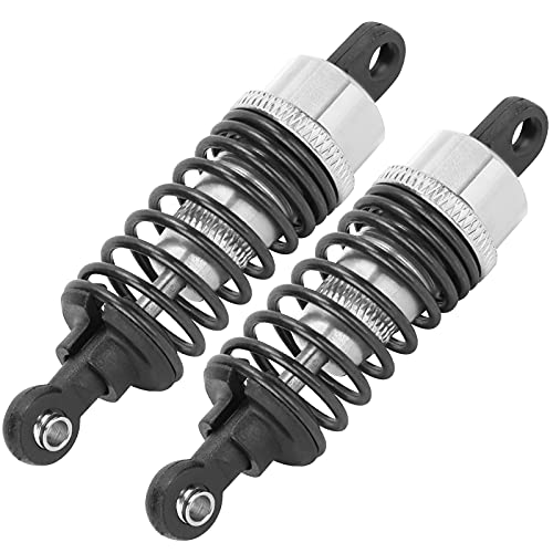 ANGGREK 70 Mm RC -Metallverstellbares Federdämpfer Stoßdämpfer für Slash Hohe Festigkeit, die mit Elastischer Federschwingungsabsorption Sind (Silver) von ANGGREK
