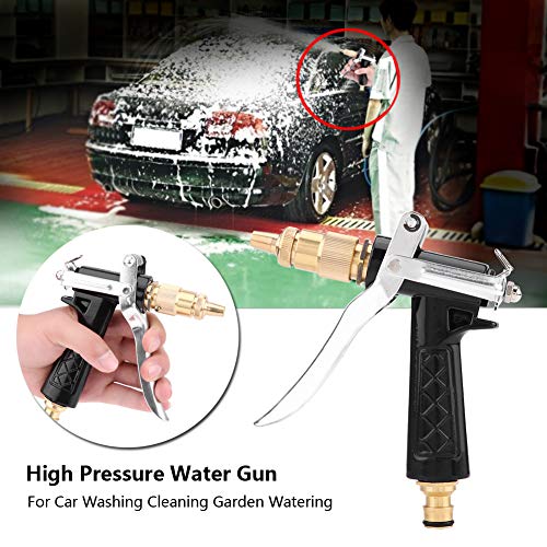 ANGGREK Hochdruck Wasserpistole Sprühauto -Waschdüse Verstellbares Spray für Garten Hausreinigung mit Schnellem Stecker Ergonomischem Griff ANGGREK Hochdruck Wasserpistole Sprühauto -Waschdüse Verstellbares Spray für Garten Hausreinigung mit Schnellem Stecker Ergonomischem Griff von ANGGREK