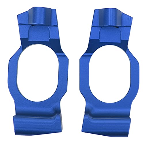 ANKROYU 2PCS Lenkrollenblöcke C-Nabe, Lenkrollenblöcke C-Nabe aus Aluminiumlegierung, hochfeste, vibrationsreduzierende Lenkrollenblöcke, RC-Zubehör für RC-Autos (Dark Blue) von ANKROYU