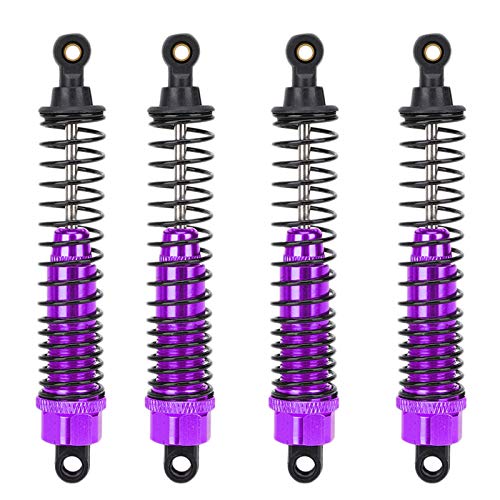 ANKROYU 4PCS 1:10 RC Metal Schockdämpfer 108 mm Aluminiumlegierung Upgrade -Zubehör für HSP Redcat überschreiten RC Truck 94111 94110pro 94188 (Lila) von ANKROYU
