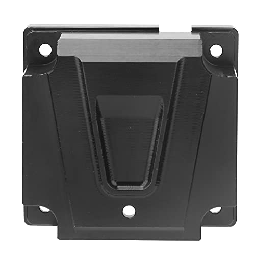 ANKROYU Aluminiumlegierung ESC -Empfängerbox Teile Langlebiger Upgrade Ersatzteil für RGT 1/10 EX86100 RC -Automodell Fahrzeug Silber Schwarz FR86002 (Schwarzer FR86002BL) von ANKROYU