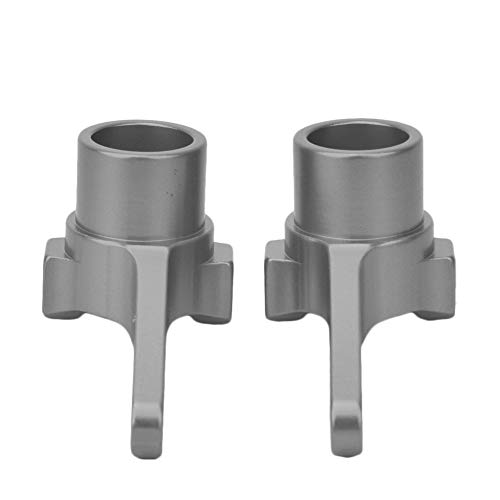 ANKROYU Aluminiumlegierung-Knöchelarm-Aufrechte Lenkbecher Hochleistungs-Upgrade-Teile für KYOSHO 4WD Optima Maxima RC-Auto Blau Rot Gelb Silber Optional 3,5 x 2 x 2,2 cm (Silber) von ANKROYU