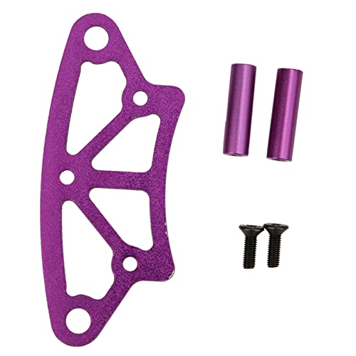 ANKROYU Aluminiumlegierung vorderen Stoßfänger RC -Autodes -Zubehör Haltbarer CNC -bearbeitete anodierte Oberfläche für Redcat STR Nitro Onroad 1/10 Skala Model Blue oder Pink Optional (Rosa) von ANKROYU