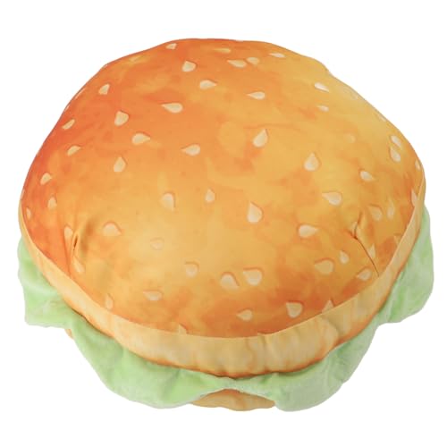 ANKROYU Burger Kissen weiche Plush Cheeseburger Kissen Cabrio Multi Purpose Sofa Stuhl Bodenkissen für Schlafzimmer Büro Wohnzimmer PP Baumwolle 40 cm 15.75 Zoll ANKROYU Burger Kissen weiche Plush Cheeseburger Kissen Cabrio Multi Purpose Sofa Stuhl Bodenkissen für Schlafzimmer Büro Wohnzimmer PP Baumwolle 40 cm 15.75 Zoll von ANKROYU