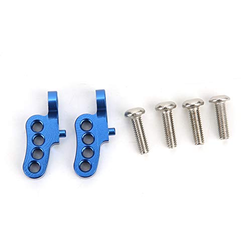 ANKROYU Einstellbarer hinterer Stoßdämpfermontage Hochleistung CNC Machter Aluminium -Legierungs -Upgrade -Teil für CC01 1/10 RC -Auto Schwarzblau 2pcs (Blau) von ANKROYU