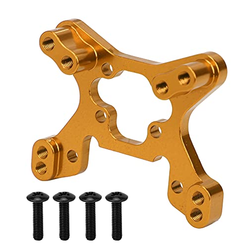 ANKROYU Frontschockturm Aluminiumlegierung CNC CNC -Upgrade -Accessoire für LC 1/14 Off Straße Truggy Rally Car Silber Blau Gold rot optional (Gold) von ANKROYU