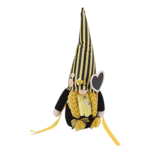 ANKROYU Gnomes Plüsch Lucky Soft Komfortable Polyester Feindliche Puppe Frühling ation für Osterfeier Home Decor 33 x 14 x 9 cm (Großen geflochtenen Stil) von ANKROYU