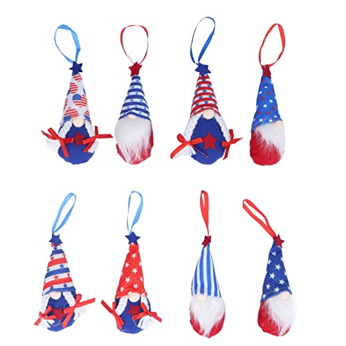 ANKROYU Independence Day GNOME Doll patriotische Plüsch -Anhänger amerikanische Flaggendesign Dekoration für Heim- und Partydekor 8pcs Plüsch Tuch ANKROYU Independence Day GNOME Doll patriotische Plüsch -Anhänger amerikanische Flaggendesign Dekoration für Heim- und Partydekor 8pcs Plüsch Tuch von ANKROYU