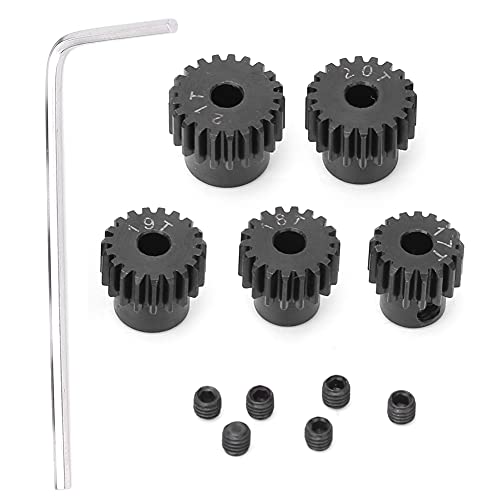 ANKROYU Metall 48p Ritzelgetriebe Set 17T 18T 19t 20t 21t für ECX 2WD 1/10 RC Hobby Car Hohe Qualität Haltbar rostfeste M3 -Schraube inbegriffen ANKROYU Metall 48p Ritzelgetriebe Set 17T 18T 19t 20t 21t für ECX 2WD 1/10 RC Hobby Car Hohe Qualität Haltbar rostfeste M3 -Schraube inbegriffen von ANKROYU