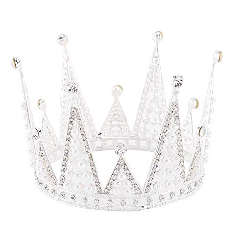ANKROYU Mini Crown Cake Topper Metal Happy Birthday Cake Topper Hochzeitstorte ateur elegantes Design kompakte Größe Multi Zweck für Geburtstag Hochzeitsfeiern Lieferungen Silber 10x7.5 cm ANKROYU Mini Crown Cake Topper Metal Happy Birthday Cake Topper Hochzeitstorte ateur elegantes Design kompakte Größe Multi Zweck für Geburtstag Hochzeitsfeiern Lieferungen Silber 10x7.5 cm von ANKROYU