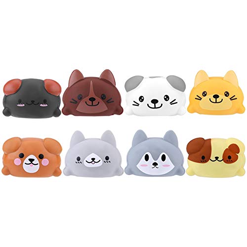 ANKROYU Musical Scale Touch Sensitive Klavier Lernen Spielzeug 8pcs Silicone Welpe Puppy Presse Play Musik Set Kinder Geschenk sicherer umweltfreundlicher lustiger pädagogischer (Hund) von ANKROYU