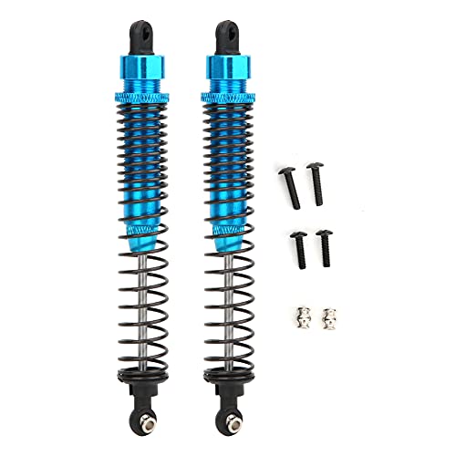ANKROYU RC Heck -Stoßdämpfer Hochleistungs -Aluminium -Legierung einstellbare Upgrade -Teile für Wltoys K949 1/10 Skala Off Straße Fahrzeug Blau Silber Optional 130 mm Länge (Blue K949-011b) von ANKROYU