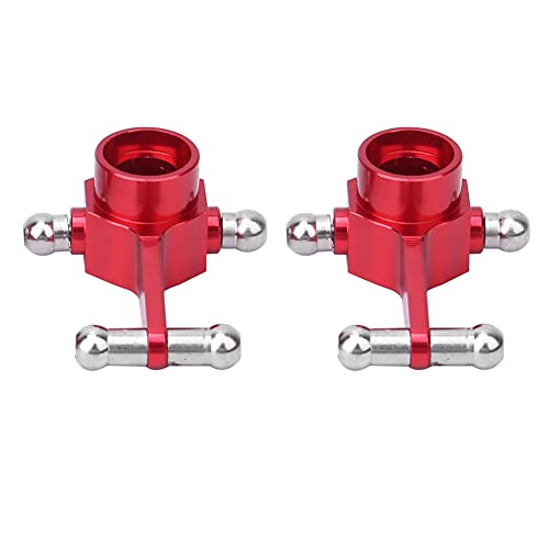 ANKROYU RC -Lenkungsbecher Aluminium -Legierung verbessertes Zubehör Hochleistungsleichter leichtes leichtes Leicht für Wltoys K969 K979 K989 K999 1/28 RC CAR RED 2 PCs (Front) von ANKROYU