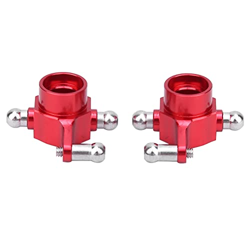 ANKROYU RC -Lenkungsbecher Aluminium -Legierung verbessertes Zubehör Hochleistungsleichter leichtes leichtes Leicht für Wltoys K969 K979 K989 K999 1/28 RC CAR RED 2 PCs (Zurück) von ANKROYU