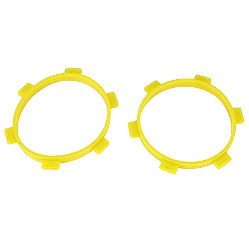 ANKROYU RC -Reifenmontage Gummibänder Hochwertige Silikon -Gummi -Reifen -Kleber -Assist -Werkzeug für RC 1/8 Off -Straßenfahrzeuge 1/10 Kurzstreckenwagen 2 Pack rot oder gelb (Gelb) von ANKROYU