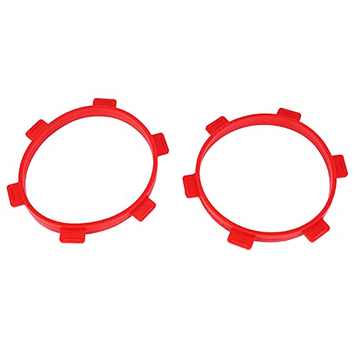 ANKROYU RC -Reifenmontage Gummibänder Hochwertige Silikon -Gummi -Reifen -Kleber -Assist -Werkzeug für RC 1/8 Off -Straßenfahrzeuge 1/10 Kurzstreckenwagen 2 Pack rot oder gelb (Rot) von ANKROYU