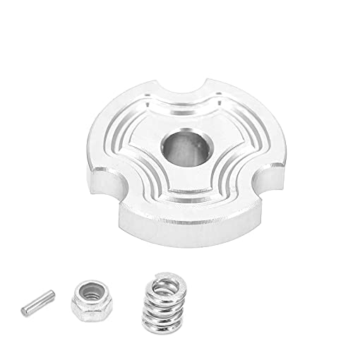 ANKROYU RC Slipper Clutch Aluminiumlegierung Hochleistungs -Upgrade -Ersatzteil für Traxxas 1/16 Slash 4WD EREVO RC -Auto Leicht leicht (Silber) von ANKROYU
