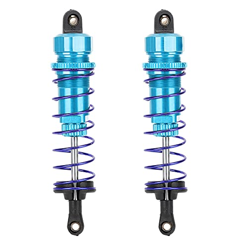 ANKROYU RC -Stoßdämpfer -Upgrade -Teile Hochleistungsverstellbarer Öldruckfeder Heck -Stoßdämpfer für ZD Racing 7358 1/10 RC -Auto Aluminiumlegierung Rot Blau Orange Goldene 2pcs (Blau) von ANKROYU