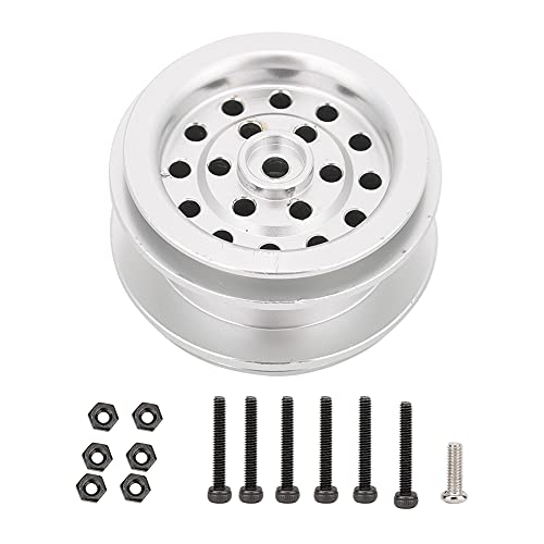 ANKROYU RC Wheel Hub Accessoire Metall 1/16 Fernbedienung Spielzeugauto -Autoteile Hochleistungsdauer Stabilitätsverstärker für WPL MN Serie RC -Autos Silber 35 mm 1pcs 4pcs 6pcs (Silber 1 Paket) von ANKROYU