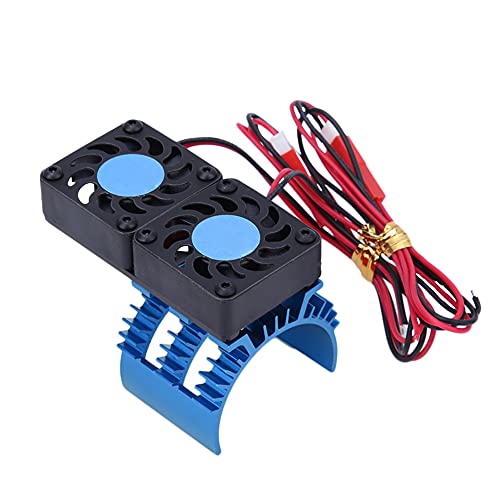 ANKROYU Überschreitender Hobby A2 Dual Lüfter Aluminium 540 Nichtinduktiver Motor Kühler Hochleistungskühlsystem für HSP RC Motor Vehicles 1/10 Model Cars Blue Red Orange Optional optional (Blau) ANKROYU Überschreitender Hobby A2 Dual Lüfter Aluminium 540 Nichtinduktiver Motor Kühler Hochleistungskühlsystem für HSP RC Motor Vehicles 1/10 Model Cars Blue Red Orange Optional optional (Blau) von ANKROYU