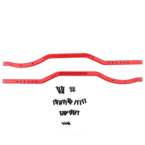 ANKROYU Universal-Chassis-Rahmenschienen aus Stahl, RC-Autozubehör für AXIAL SCX10 90027, SCX10 II 90046 90047, rote Farbe, langlebige, leichte Upgrade-Teile ANKROYU Universal-Chassis-Rahmenschienen aus Stahl, RC-Autozubehör für AXIAL SCX10 90027, SCX10 II 90046 90047, rote Farbe, langlebige, leichte Upgrade-Teile von ANKROYU