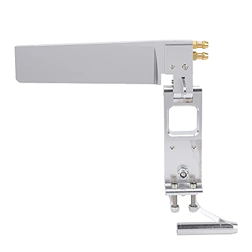 ANKROYU Wasser absorbierende Lenk Rudder Aluminiumlegierung Leicht einstellbare Wellenstütze für RC -Düsenboote Silber 110 mm 4mm Welle ANKROYU Wasser absorbierende Lenk Rudder Aluminiumlegierung Leicht einstellbare Wellenstütze für RC -Düsenboote Silber 110 mm 4mm Welle von ANKROYU