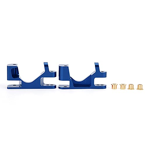 Aluminiumlegierung vordere Basis C -Träger -RC -Modellzubehör langlebiger Leichter CNC -Maschinen -Upgrade -Teil für Traxxas Slash 4x4 1/10 Truck Dunkelblau oder rote Farbe (Dunkelblau) von ANKROYU