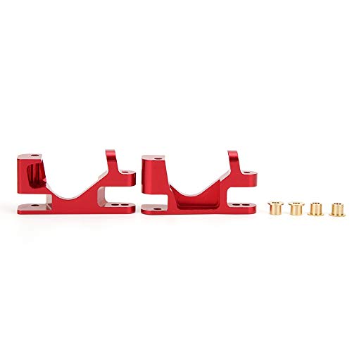 Aluminiumlegierung vordere Basis C -Träger -RC -Modellzubehör langlebiger Leichter CNC -Maschinen -Upgrade -Teil für Traxxas Slash 4x4 1/10 Truck Dunkelblau oder rote Farbe (Rot) von ANKROYU