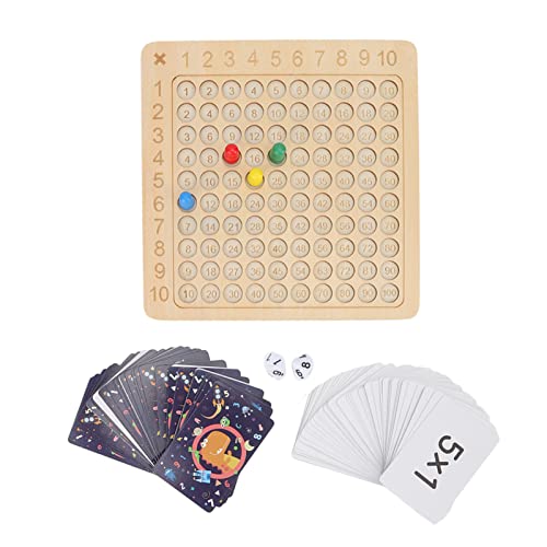 Holzmathematik -Multiplikation Brettspiel Montessori Bildungsspielzeug für Kinder Lernzeiten Tische Kinder zählen Spielzeug Vorschule Kindergarten Homeschool Holz Safe Langlebige Holzmathematik -Multiplikation Brettspiel Montessori Bildungsspielzeug für Kinder Lernzeiten Tische Kinder zählen Spielzeug Vorschule Kindergarten Homeschool Holz Safe Langlebige von ANKROYU