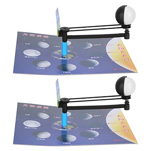 Kinder Experiment Assembly Ausrüstung Kit Mond Phasenmodell DIY Science Unterricht Spielzeug Bildungsstamm Lernphysik Spielzeug für Kinder Klassenzimmer Home verwenden von ANKROYU