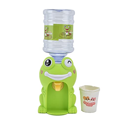 Mini -Simulation Wasserspender Süßes Formgetränk Getränkspender Spielzeug Kinderpuppenhauszubehör für Rollenspiele und Spiele Hausspiele Plastikmaterial Leichtes Design (Großer süßer Frosch) von ANKROYU