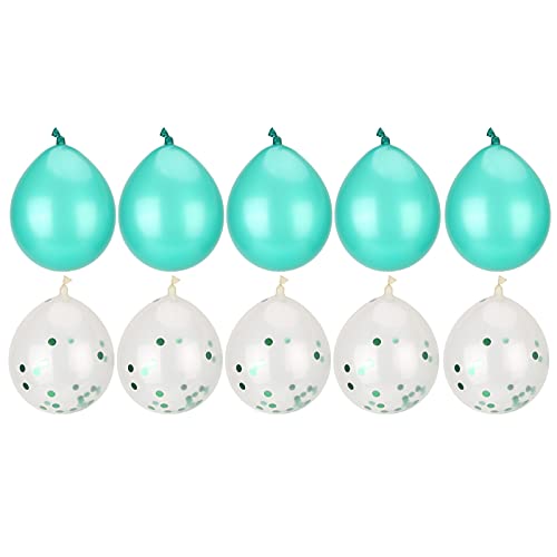 Pailletten Latexballons elegante Party -Dekoration Set für Hochzeiten und Geburtstage Hochwertiges haltbares Material 10pcs Grün- und Paillettenballons Pailletten Latexballons elegante Party -Dekoration Set für Hochzeiten und Geburtstage Hochwertiges haltbares Material 10pcs Grün- und Paillettenballons von ANKROYU