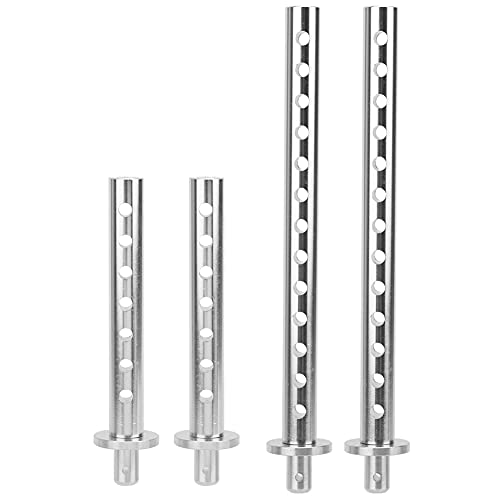 RC-Car-Gehäusesäule, Aluminiumlegierung, vorne und hinten, Ersatzteile, langlebig, einfache Installation, perfekte Passform für RGT 1/10 EX86100 RC-Car-Modellfahrzeug, 4-teiliges (Silber R86018s) von ANKROYU