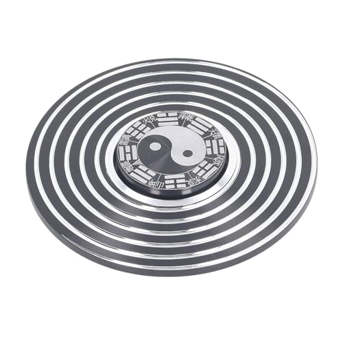 Tai Chi Fidget, 8 cm Metalllegierung Hand, chinesische acht Trigramme Design Stress Relief Toy, stille rotierende Schreibtische Spielzeug für Erwachsene Kinder, 3,1 -Zoll -Angst von ANKROYU