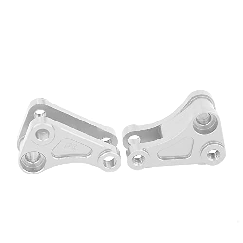 Vordere Suspensions -Rocker -Arm links rechts Aluminiumlegierung Upgrade -Teile für Wltoys 1/10 K949 RC Off Road Vehicle Blau Silber CNC Präzisionsbearbeitung langlebiger leichter (Silber K949-005s) von ANKROYU