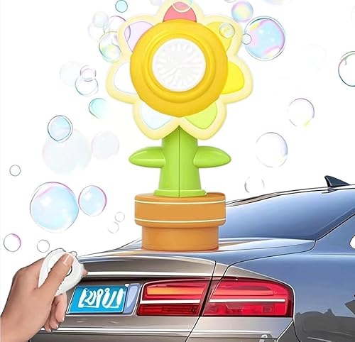 ANLONGLI Die Seifenblasenmaschine in sieben Farben mit Sonnenblumenblüten kann auf 100 Meter ferngesteuert werden, für die äußere Dekoration des Autos, Anhänger Spray für Blasen. ANLONGLI Die Seifenblasenmaschine in sieben Farben mit Sonnenblumenblüten kann auf 100 Meter ferngesteuert werden, für die äußere Dekoration des Autos, Anhänger Spray für Blasen. von ANLONGLI