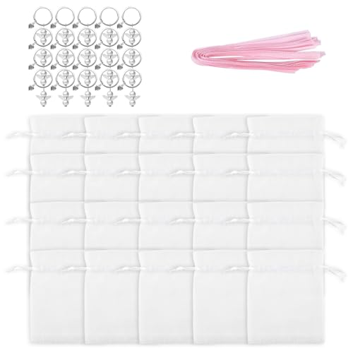 ANMITI 60pcs Modische Engelsschlüsselkainer Mit Organzierten Taschen Tragbares Accessoire Zum Binden Mit Special Gifts Storage Bags ANMITI 60pcs Modische Engelsschlüsselkainer Mit Organzierten Taschen Tragbares Accessoire Zum Binden Mit Special Gifts Storage Bags von ANMITI