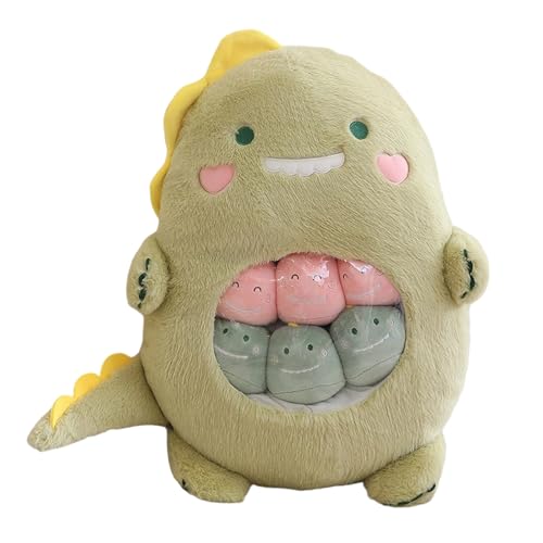 ANMITI Adorkable Pelzige Dinosaurierpuppen Gefülltes Spielzeug Umarmt Puppen Baumwolle Gefülltes Einsamkeit Komfort Spielzeug Für Mädchen Kleinkind Kid Room von ANMITI