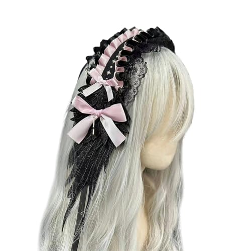 ANMITI Bowknot Haarband Bowknot Stirnband Geeignet Für Komfort Und Haltbarkeit Perfekt Für Eleganzen Zu Ensembles Delicate Spitzenstirnband Mode ANMITI Bowknot Haarband Bowknot Stirnband Geeignet Für Komfort Und Haltbarkeit Perfekt Für Eleganzen Zu Ensembles Delicate Spitzenstirnband Mode von ANMITI