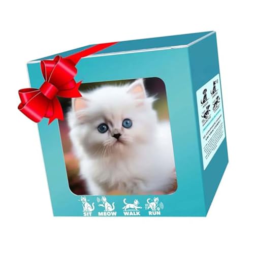 ANMITI Intelligence Katzen Begleiter Plüschspielzeug Mit Bellender Schwanzwedel Traktionsseil Design Für Kleinkind Lernen Kinderspielzeug Zum Kleinkind Zu Kriechen ANMITI Intelligence Katzen Begleiter Plüschspielzeug Mit Bellender Schwanzwedel Traktionsseil Design Für Kleinkind Lernen Kinderspielzeug Zum Kleinkind Zu Kriechen von ANMITI
