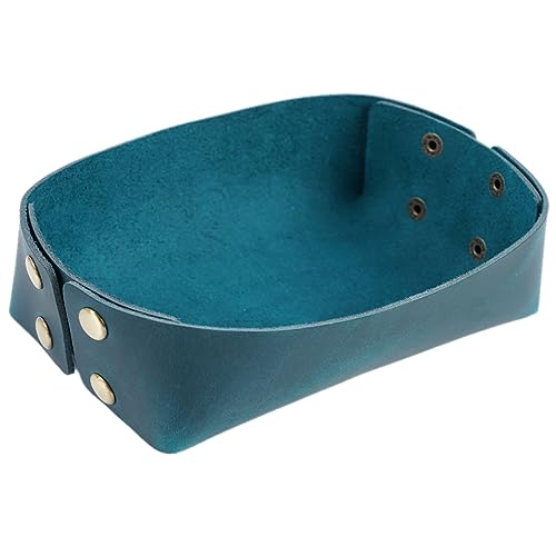 ANMITI Leder Schmuck Tablett Würfeltablett Eingangstisch Nachttisch Schreibtisch Tablett Reiseteller Für Damen Und Herren ANMITI Leder Schmuck Tablett Würfeltablett Eingangstisch Nachttisch Schreibtisch Tablett Reiseteller Für Damen Und Herren von ANMITI