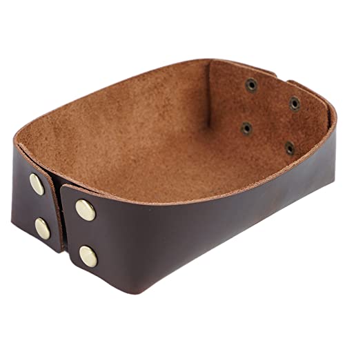ANMITI Leder Schmuck Tablett Würfeltablett Eingangstisch Nachttisch Schreibtisch Tablett Reiseteller Für Damen Und Herren ANMITI Leder Schmuck Tablett Würfeltablett Eingangstisch Nachttisch Schreibtisch Tablett Reiseteller Für Damen Und Herren von ANMITI
