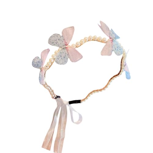 ANMITI Mädchen Hair Hoop Schmetterling Perlen Kronen Für Königin Geburtstag Stirnbänder Foto Requisiten Elegante Kostüm Kopfbedeckung ANMITI Mädchen Hair Hoop Schmetterling Perlen Kronen Für Königin Geburtstag Stirnbänder Foto Requisiten Elegante Kostüm Kopfbedeckung von ANMITI