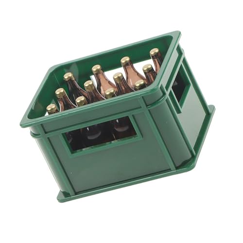 ANMITI Realistische Bierkiste 1/12 Dollhouses Bierbox Miniaturzubehör Für Kreative Puppenhäuser Mit Dekorationsmodellfahrzeugversorgung von ANMITI