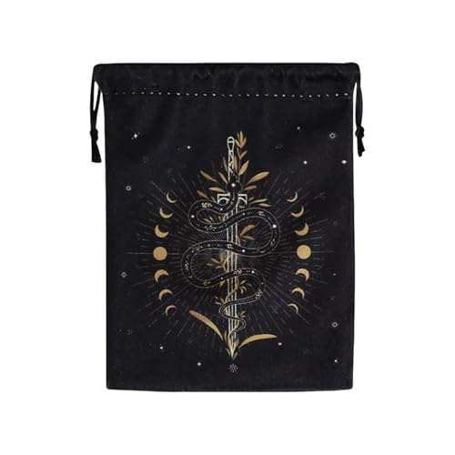 ANMITI Weiche Tarots Kordelbeutel Dices Storage Bag Schmuck Runes Beutel Organisatoren Für Tarots Und Orakledkarten Tragbarer Dices Holder Organisatoren ANMITI Weiche Tarots Kordelbeutel Dices Storage Bag Schmuck Runes Beutel Organisatoren Für Tarots Und Orakledkarten Tragbarer Dices Holder Organisatoren von ANMITI