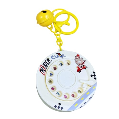 Retro Hand Kurbel Kommunikator Spielzeug Tragbarer Stressabbau Spinner Erwachsener/Kinder Haus/Büro/Reise Charme Nostalgic Telefon Charme Keychain von ANMITI
